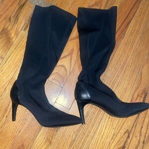 Elastic socks boots heels